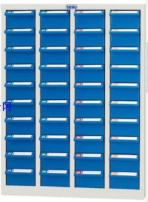 供應天鋼CBH-440D-1零件整理櫃 鋼製40抽屜防油藍色櫃工廠,批發,進口,代購