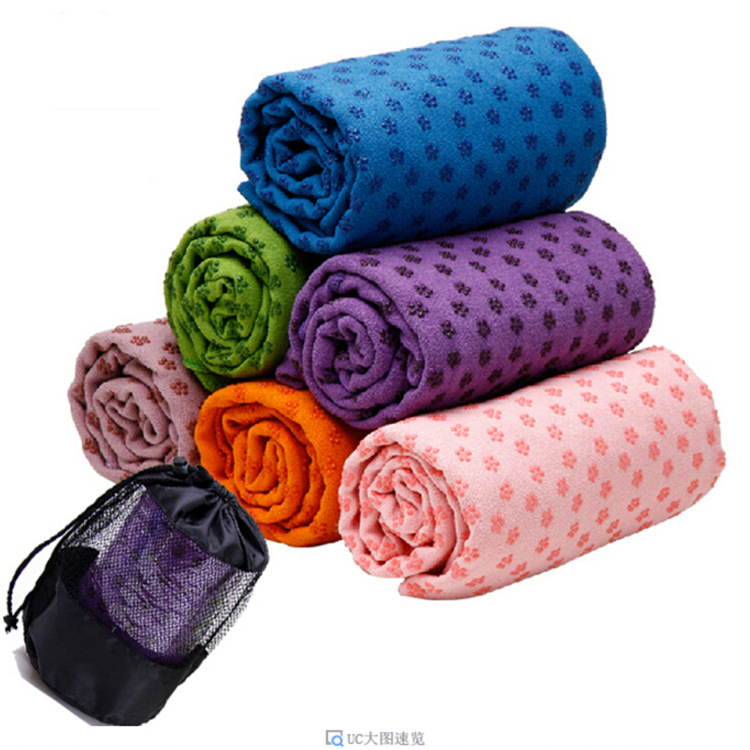 梅花點樹脂瑜伽鋪巾 防滑瑜伽鋪墊 定製瑜伽毯 超細纖維瑜珈鋪巾工廠,批發,進口,代購
