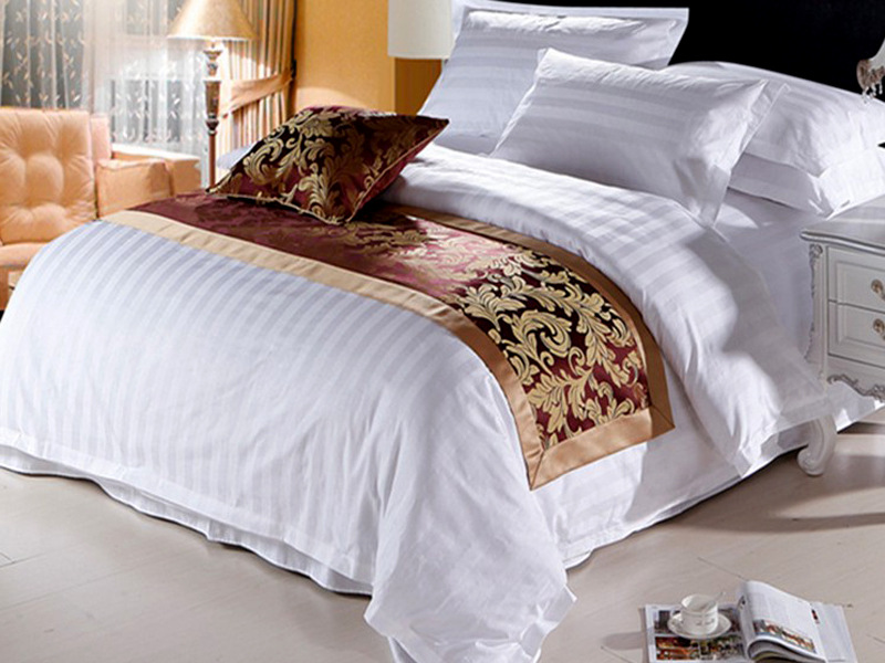 三星級酒店床上用品純棉貢緞提花 100%  全棉三件套四件套批發・進口・工廠・代買・代購