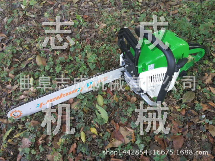 新款園林伐木工具 手提式汽油伐木鋸  58cc汽油鏈條鋸志成機械工廠,批發,進口,代購