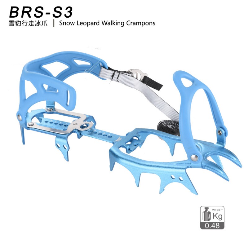 BRS-S3雪豹行走鋁爪 14齒冰爪 兄弟冰爪 行走 冰雪世界的必備品工廠,批發,進口,代購