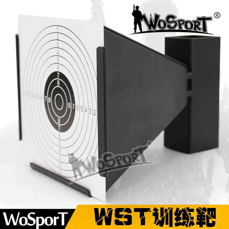 WoSporT廠傢直銷室內外可回收便攜式金屬射擊靶  WST訓練靶配靶紙工廠,批發,進口,代購