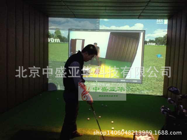 單屏室內高爾夫模擬設備 GOLFWIN模擬器 大同高爾夫模擬器案例工廠,批發,進口,代購