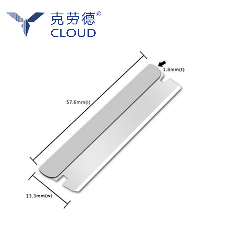 修足刀片批發克勞德不銹鋼單麵進口不銹鋼保安平板修腳刀片工廠,批發,進口,代購