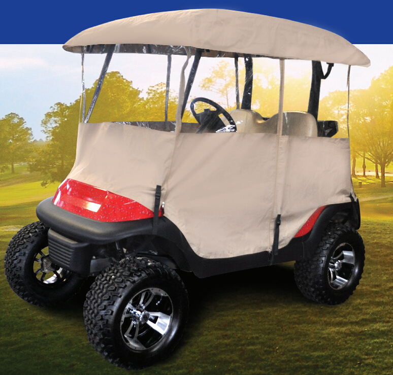 高爾夫球車罩 四座高爾夫球車雨罩 golf cart rain enclosure訂做批發・進口・工廠・代買・代購