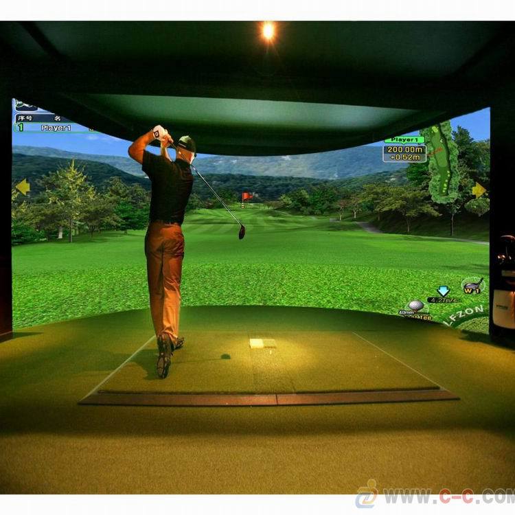 武漢室內高爾夫模擬器/武漢高爾夫/武漢高爾夫球場/訓練器批發・進口・工廠・代買・代購