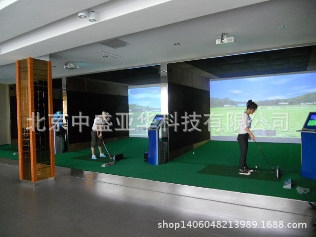 遼寧遼陽環屏高爾夫模擬器設備 golfwin專業款 最專業的供應商工廠,批發,進口,代購