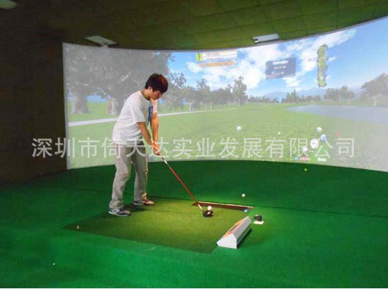 深圳倚天達 專業承建 豪華室內模擬高爾夫 golf模擬器 golf練習器批發・進口・工廠・代買・代購