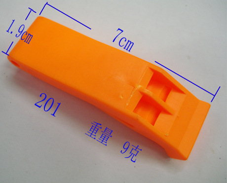 廠傢生產供應外貿訂單兒童卡扣插袋塑料禮品無核口哨雙音口哨203批發・進口・工廠・代買・代購