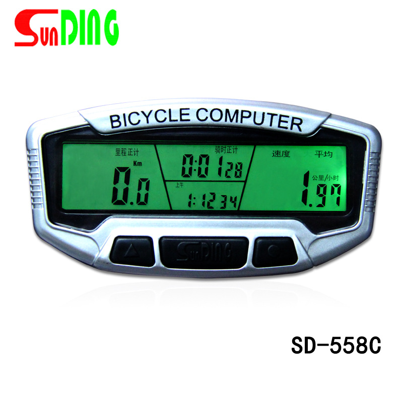 順東新品SD-558C 無線自行車碼表 單車裡程表 計速防水計步器秒表工廠,批發,進口,代購