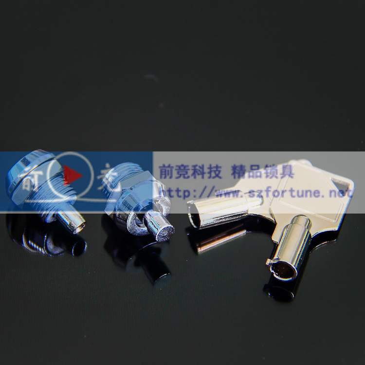 小按壓鎖 鋅合金材質 銅彈子鎖芯 QJ51-9 push-lock 廣告燈箱鎖工廠,批發,進口,代購