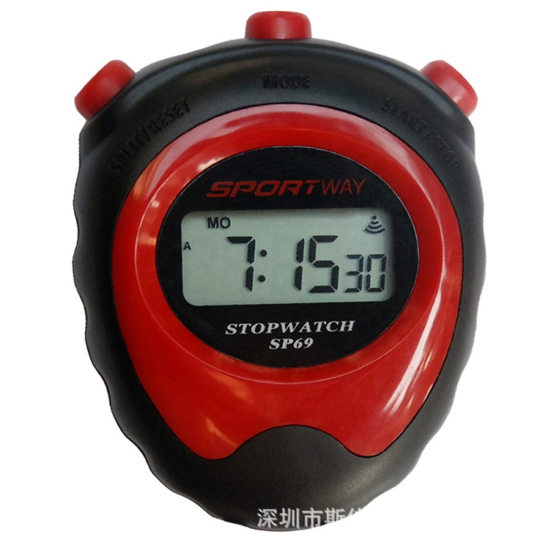 Sportway多功能裁判電子秒表2道體育跑步計時器運動跑表工廠,批發,進口,代購