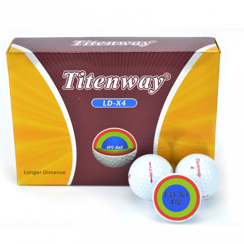 特價全新titenway品一白色高爾夫球四層球廠傢直銷golf正品工廠,批發,進口,代購