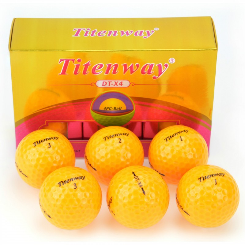 全新titenway品一四層高爾夫球4層球特價廠傢直銷6粒盒裝球工廠,批發,進口,代購
