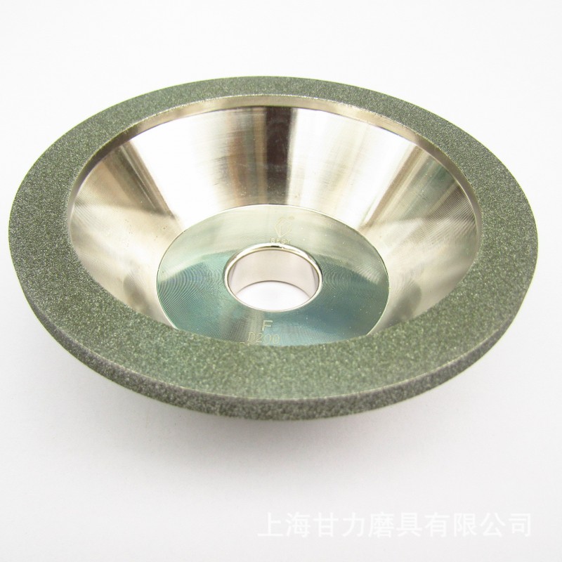 鉆石碗型砂輪11C9鑽石氮化硼工具100D*10W*5U合金砂輪#100-600工廠,批發,進口,代購