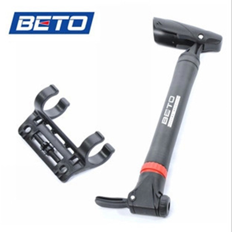 臺灣品牌 BETO便攜自行車打氣筒 迷你氣筒 美法二嘴通用工廠,批發,進口,代購