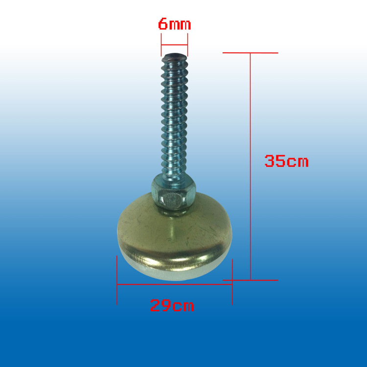 塑膠腳釘、傢具調整腳、桌椅調整腳墊、M6*28mm塑膠調整腳、地腳批發・進口・工廠・代買・代購
