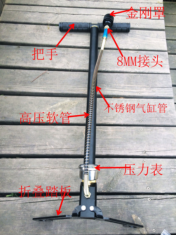 高壓打氣筒30mpa水冷三級40MPA折疊高壓打氣筒油水分離工廠,批發,進口,代購