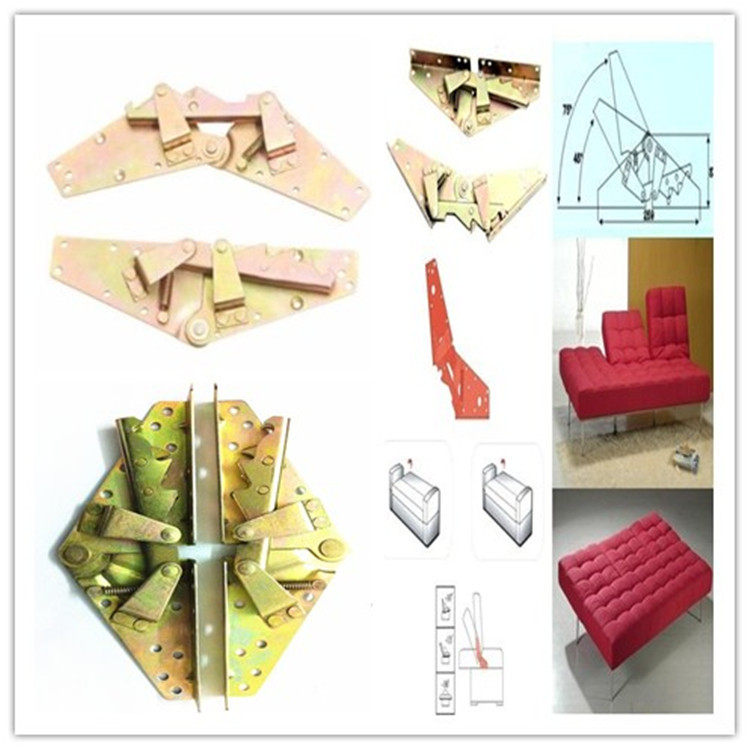 傢具五金配件 大兩用鉸鏈  沙發 功能鉸鏈 可調節鉸 彩鋅鉸鏈批發・進口・工廠・代買・代購