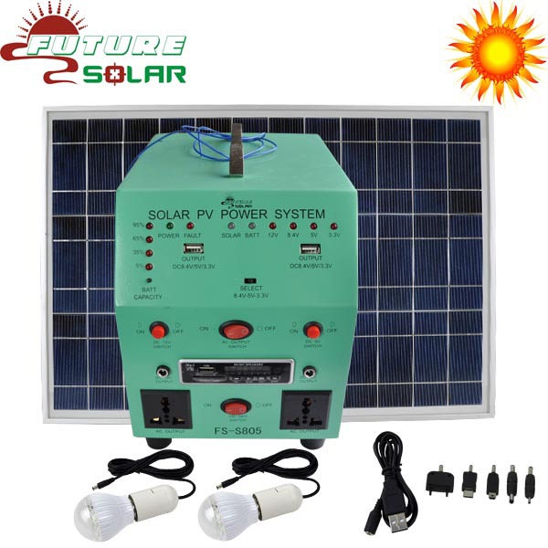 太陽能交流發電照明系統MP3/收音機 EC IEC ROHS ISO證書FS-S805批發・進口・工廠・代買・代購