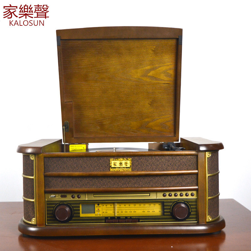 供應出口木質復古留聲機 黑膠唱機 老式收音機 仿古電唱機CD機批發・進口・工廠・代買・代購