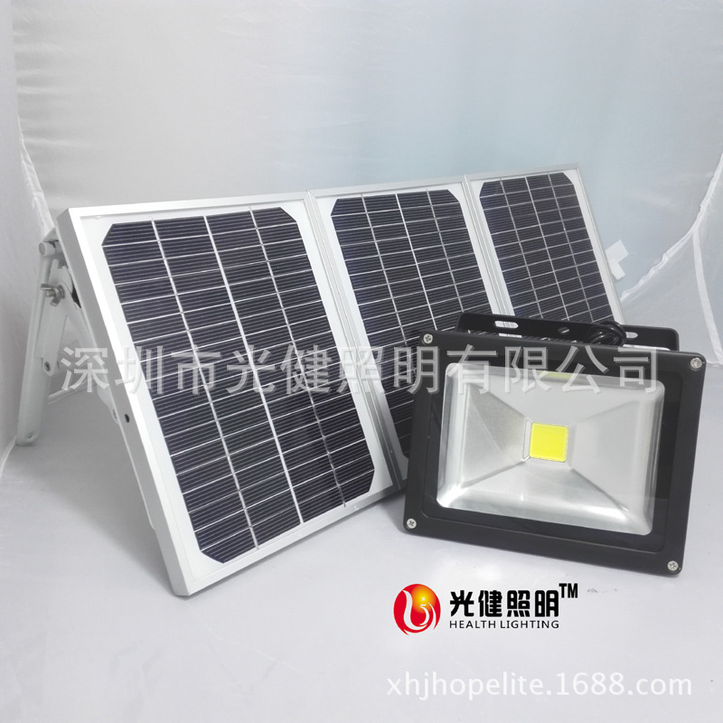 直銷20W12小時智能光控自動開關太陽能燈LED太陽能庭院路燈帳蓬燈工廠,批發,進口,代購