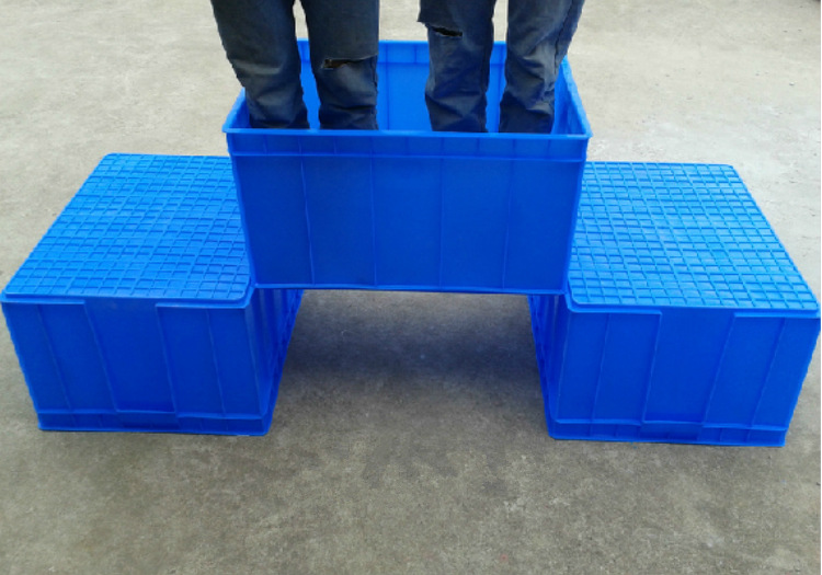 廠價批發塑膠周轉箱 塑料筐長方形 藍色膠箱 周轉籮物流箱定製工廠,批發,進口,代購