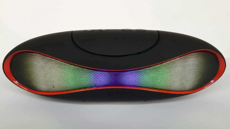 迷你插卡音響帶燈大橄欖球LED無線藍牙音箱禮品音響X6藍牙音箱批發・進口・工廠・代買・代購