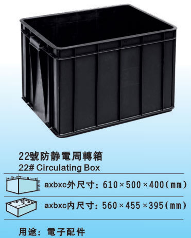 防靜電折疊箱 塑料折疊箱 折疊箱帶蓋 防靜電大號塑料折疊箱工廠,批發,進口,代購