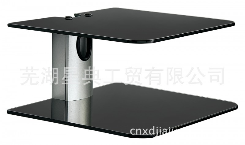 兩層玻璃鋁合金DVD架墻掛式機頂盒架Q17-1工廠,批發,進口,代購