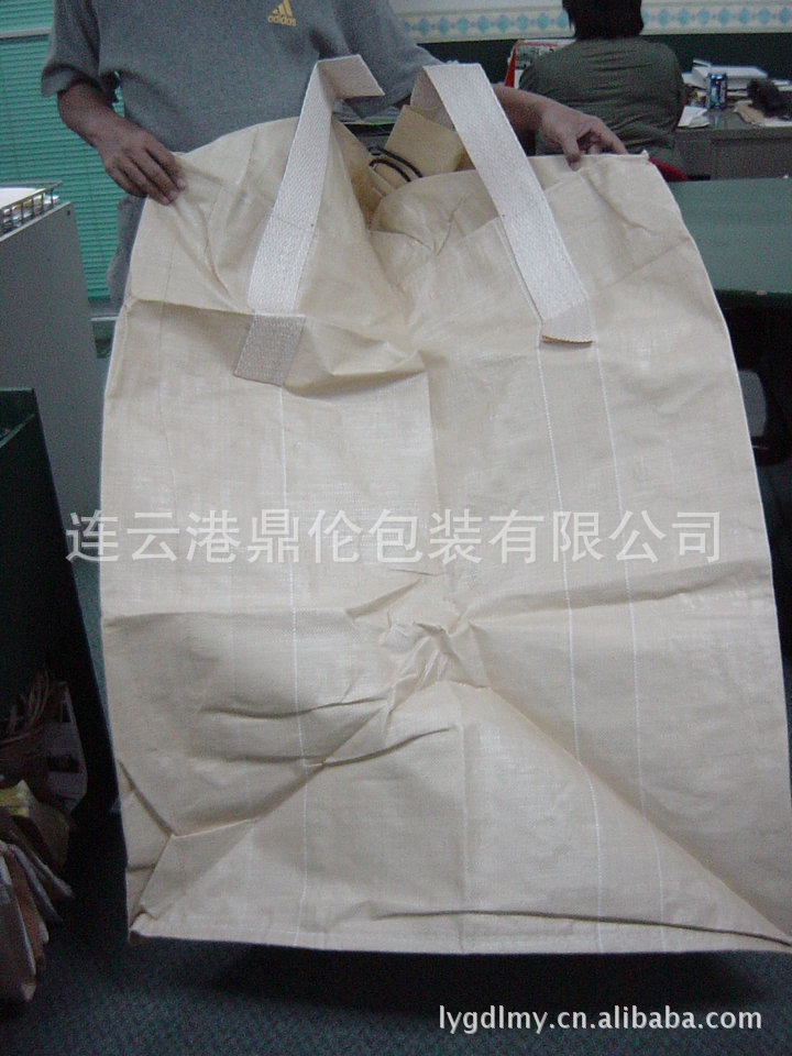 廠傢生產方底淺色塑料編織噸袋PP工廠,批發,進口,代購