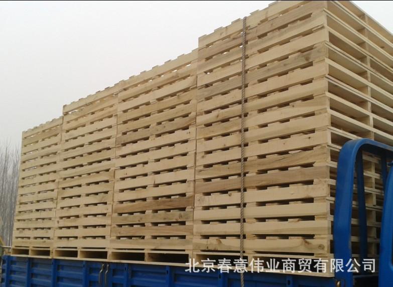 北京低價批發松木材質四麵進叉式靜載0-5000kg二手木製托盤等批發・進口・工廠・代買・代購