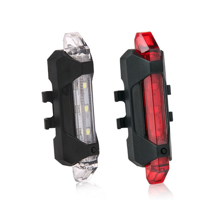 新款自行車尾燈USB充電自行車燈紅光尾燈警示燈騎行配件 可充電工廠,批發,進口,代購