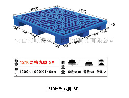 九腳型（方腳）網格卡板 塑膠卡板 塑膠托盤 廠傢直銷 方卡塑膠工廠,批發,進口,代購