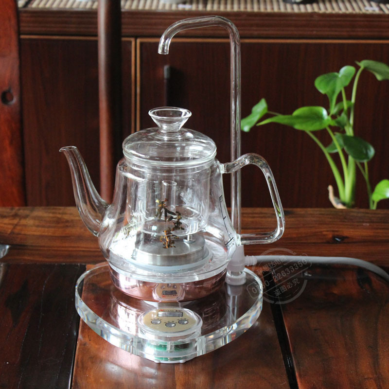 廠傢水晶玻璃智能養生沏茶機電茶壺自動上水電熱水壺功夫茶具特價批發・進口・工廠・代買・代購