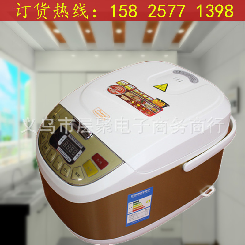 新品九陽智能電飯煲批發 微電腦5L傢用電飯鍋禮品方形電飯煲特價工廠,批發,進口,代購