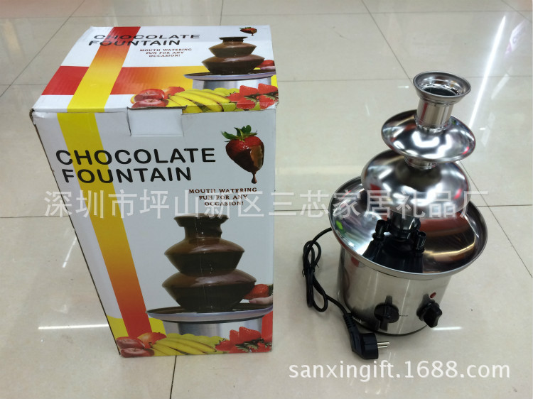 三層傢用巧克力噴泉機 CHOCOLATE FOUNTAIN工廠,批發,進口,代購