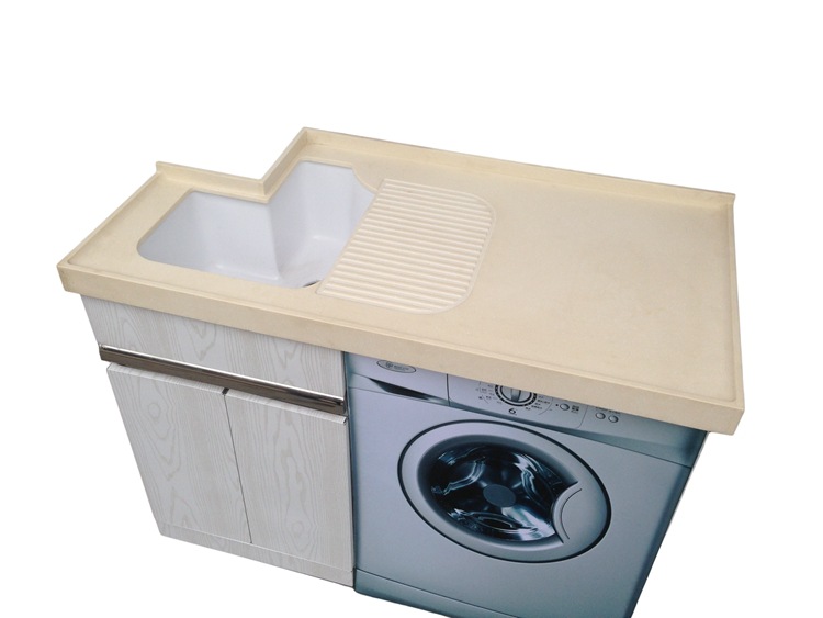 批發陽臺不銹鋼 洗衣機櫃 板材盆 可非標定做管子切角 洗衣機伴侶工廠,批發,進口,代購