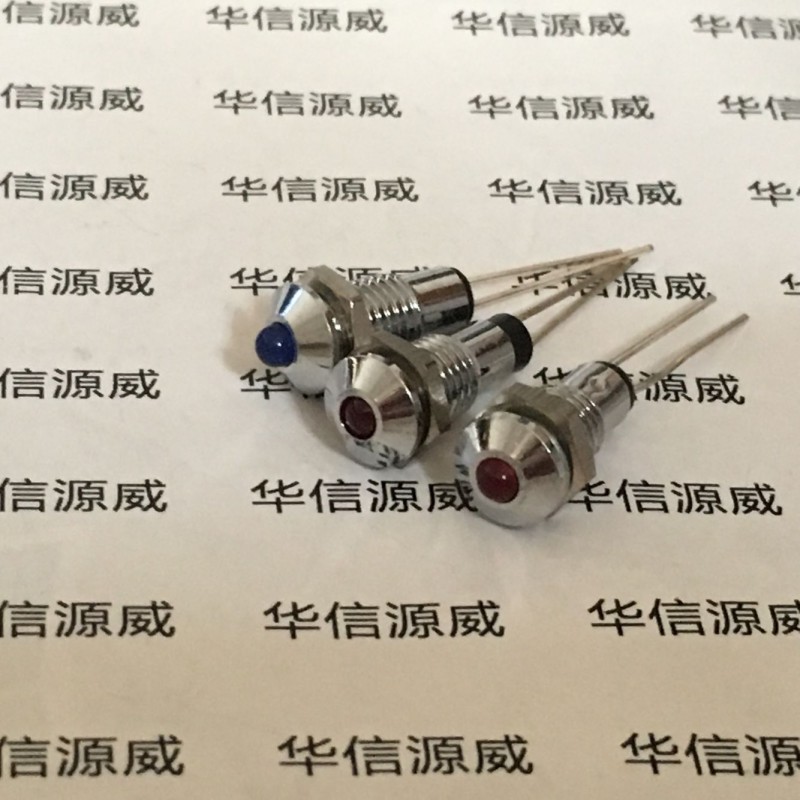 6mm 金屬LED環保指示燈  12v/24v/110v 顏色多種批發・進口・工廠・代買・代購