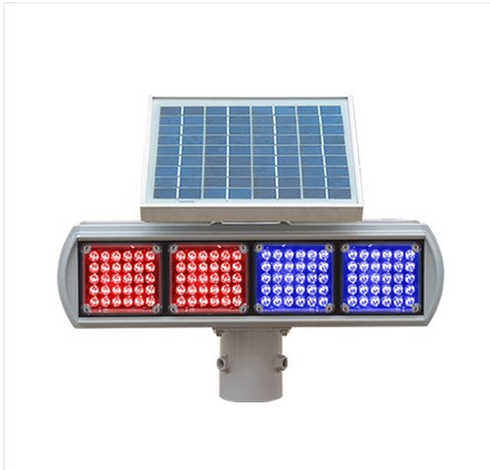 專業廠傢批發安裝LED太陽能交通爆閃燈雙麵道路太陽能施工警示燈批發・進口・工廠・代買・代購