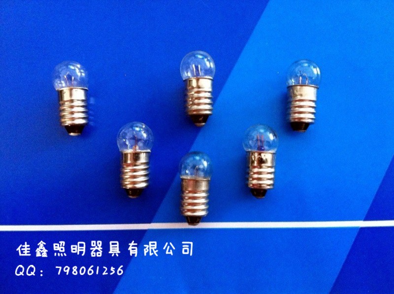 供應E10 1.5V螺口小燈泡2.5V螺口小燈泡3.8V小電珠手電筒小電珠工廠,批發,進口,代購