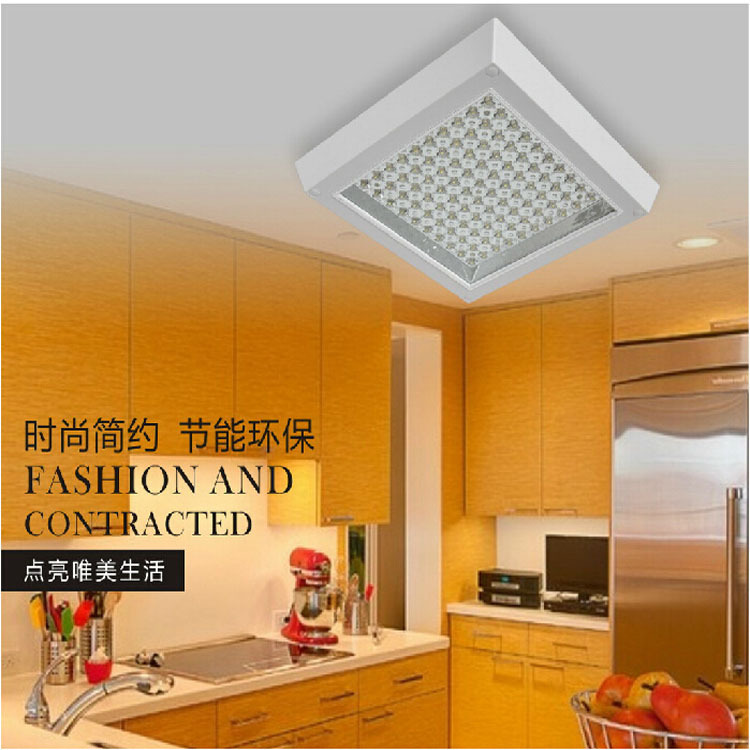 方形明裝LED廚衛燈廚房浴室燈2835吸頂燈衛生間陽臺燈具熱銷特價批發・進口・工廠・代買・代購