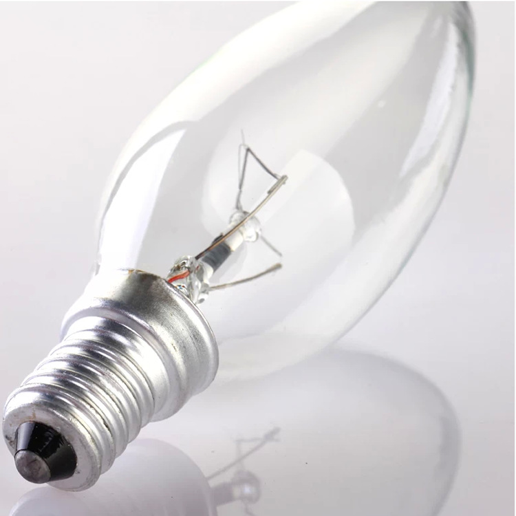 普通燈泡白熾燈小螺口尖泡水晶燈E14螺口40W裝飾燈泡批發・進口・工廠・代買・代購
