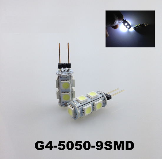 廠傢直銷汽車LED G4-5050-9SMD 傢用LED節能水晶燈泡 吊燈吸頂燈工廠,批發,進口,代購