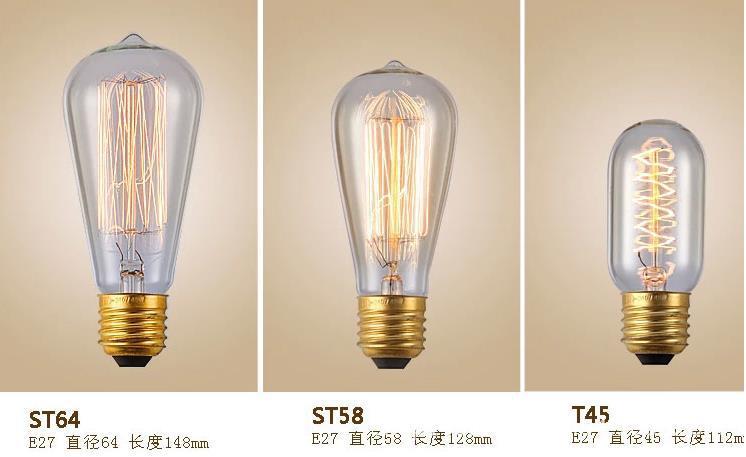 愛迪生燈泡鎢絲E27復古光源創意藝術個性裝飾白熾燈球泡復古燈泡批發・進口・工廠・代買・代購