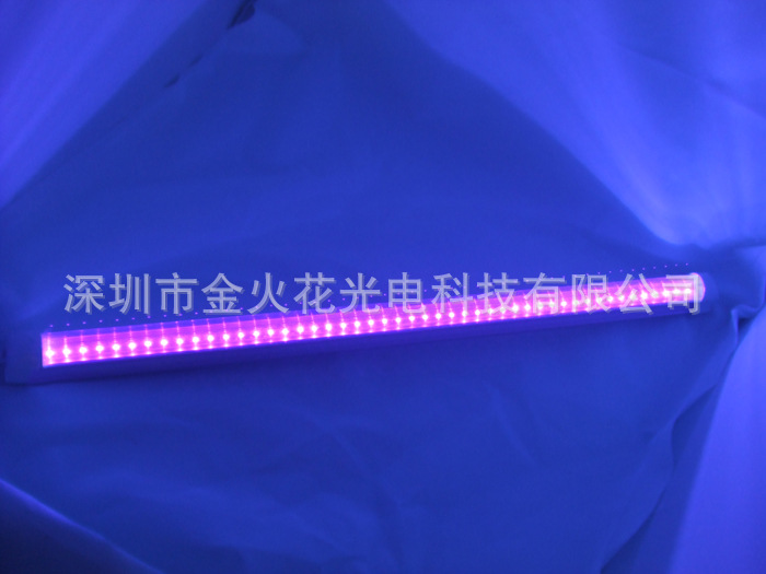 LED UV黑光燈 T8一體UV紫光燈 迪廳舞臺KTV鬼屋UV燈  0.6米 1.2米工廠,批發,進口,代購