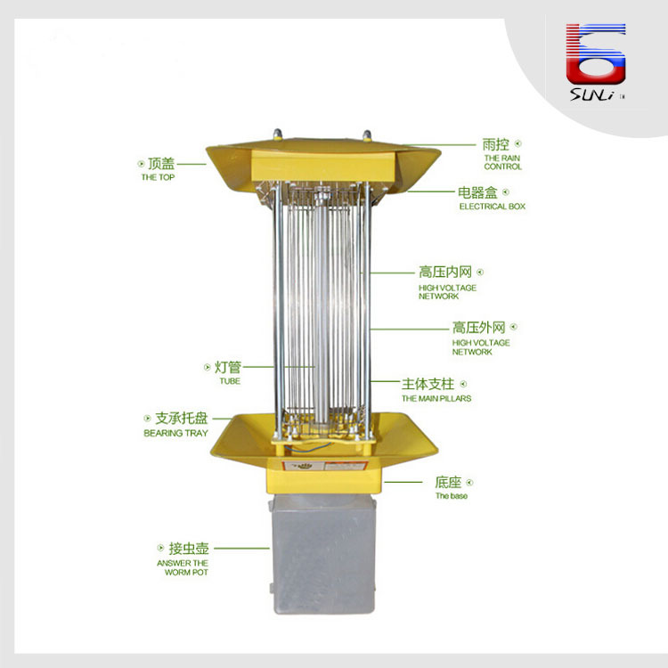 SL1-SC1交流電頻振式殺蟲燈 農業誘蟲燈 果園農用太陽能殺蟲燈工廠,批發,進口,代購