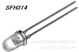 OSRAM 紅外線光敏器 SFH314 SFH314FA 850nm 870nm工廠,批發,進口,代購