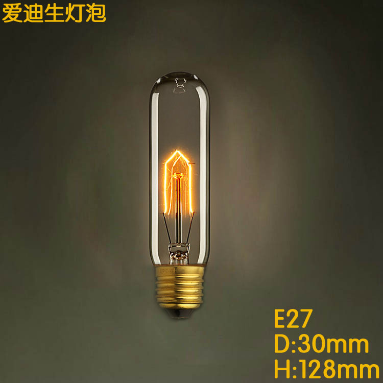 【T10鎢絲  E27】25-60-Watt Dimmable 110V-240V 試管愛迪生燈泡工廠,批發,進口,代購