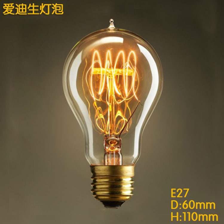 【A19水滴】 Edison Bulbs KTV 懷舊復古別墅酒吧愛迪生光源燈泡工廠,批發,進口,代購